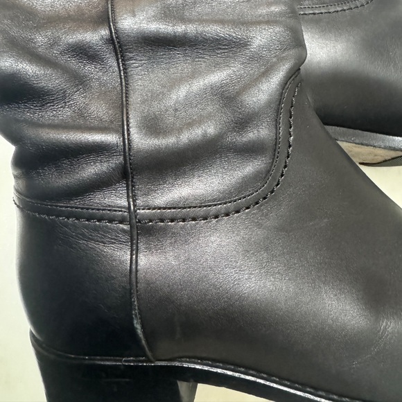 CHANEL Knee High Leather Equestrian Riding Boots - Picture 8 of 14